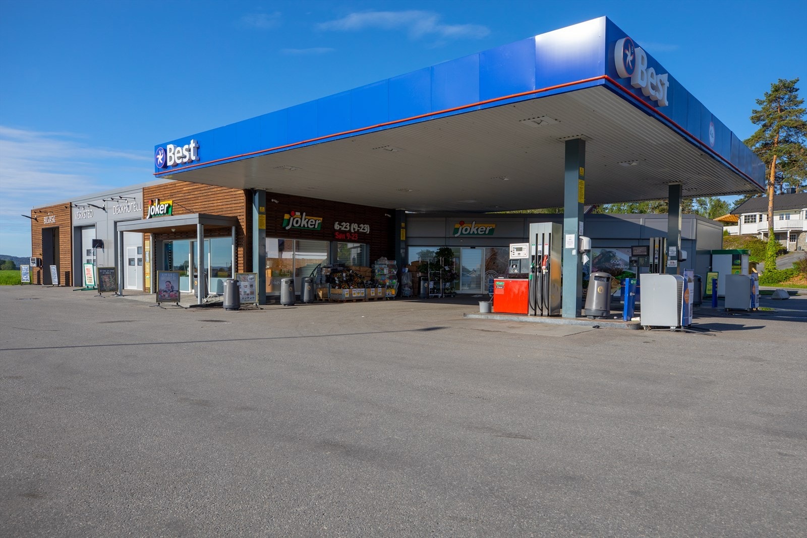 Kort vei til matbutikk. Joker på Hektnersletta er døgnåpen Galleribilde