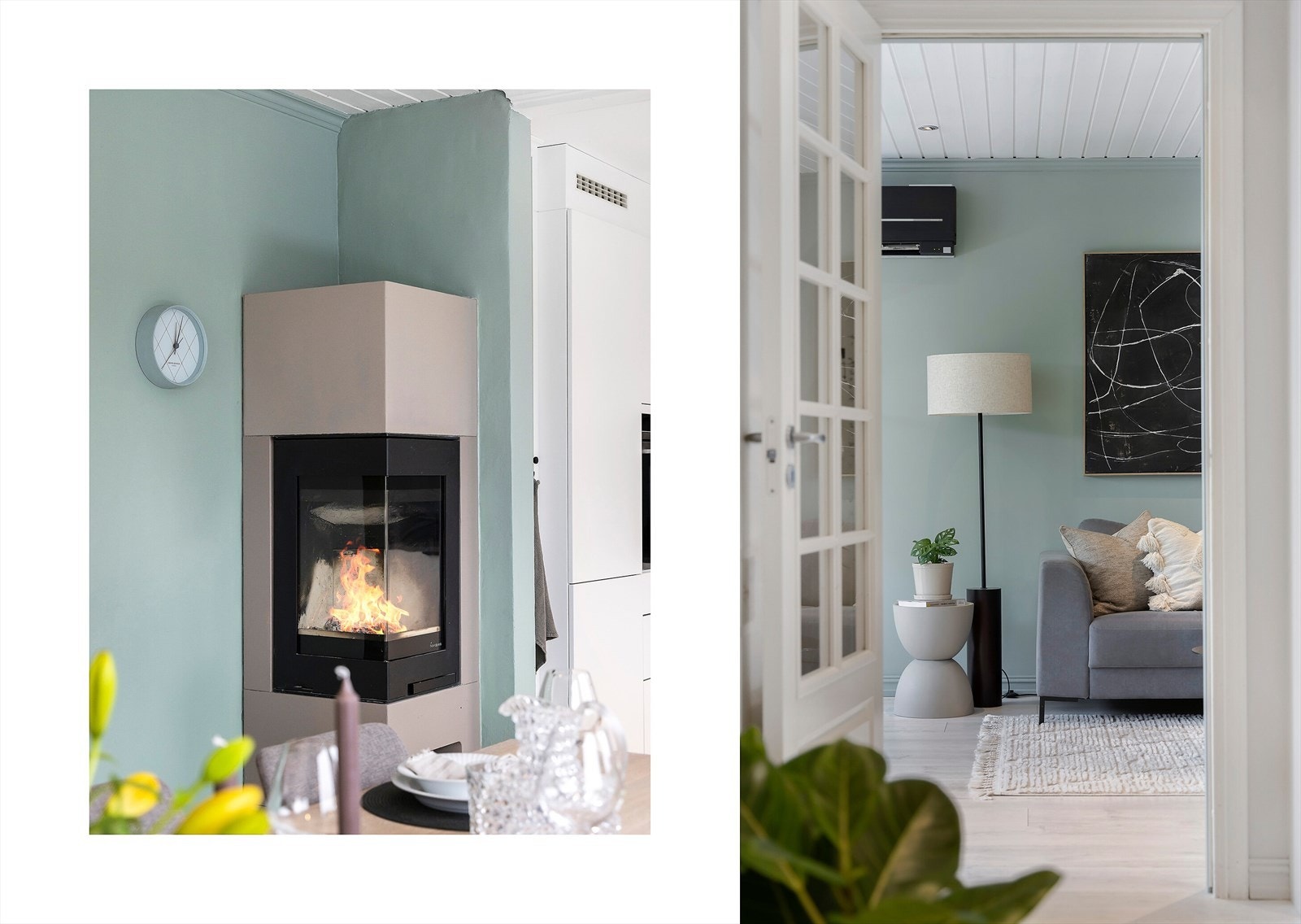 Vi fortsetter inne og kommer tilbake til resten av uterommet etterpå Galleribilde