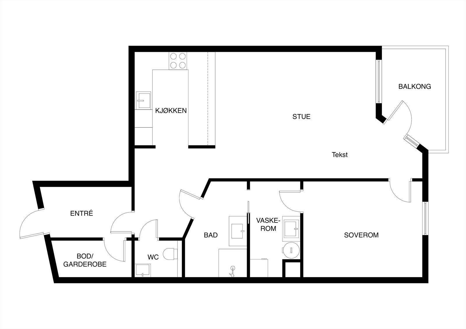 I tillegg er det en praktisk ekstern bod i 1. etasje. Galleribilde