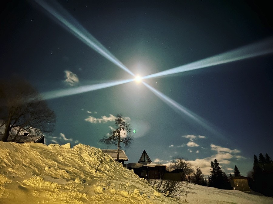 Det er flott utsikt mot friområder fra balkongen. Privat bilde. Galleribilde