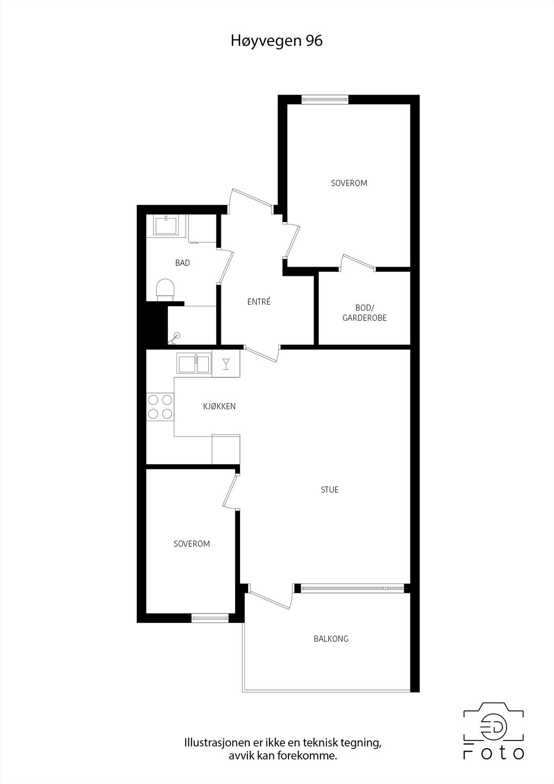 Plantegning Galleribilde