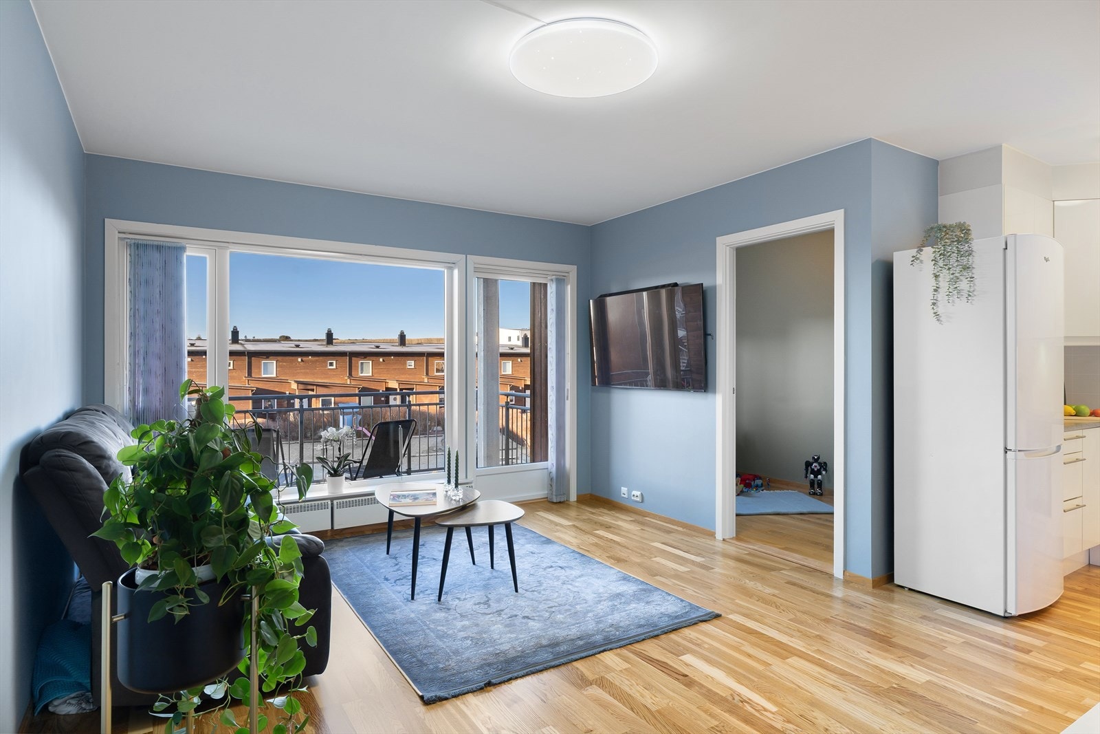 Rommet er lett å møblere og deles naturlig opp i de ulike sonene. Galleribilde