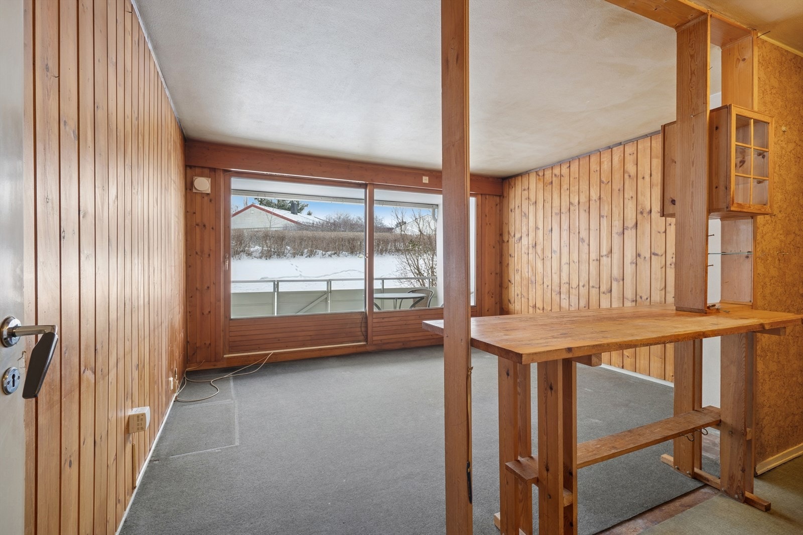 Stue/kjøkken måler til sammen 20,5 kvm. Galleribilde