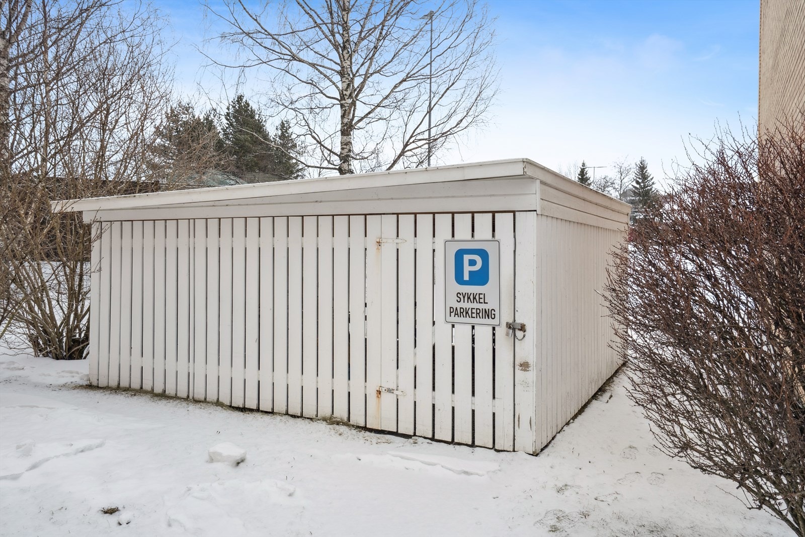 Felles sykkelparkering Galleribilde