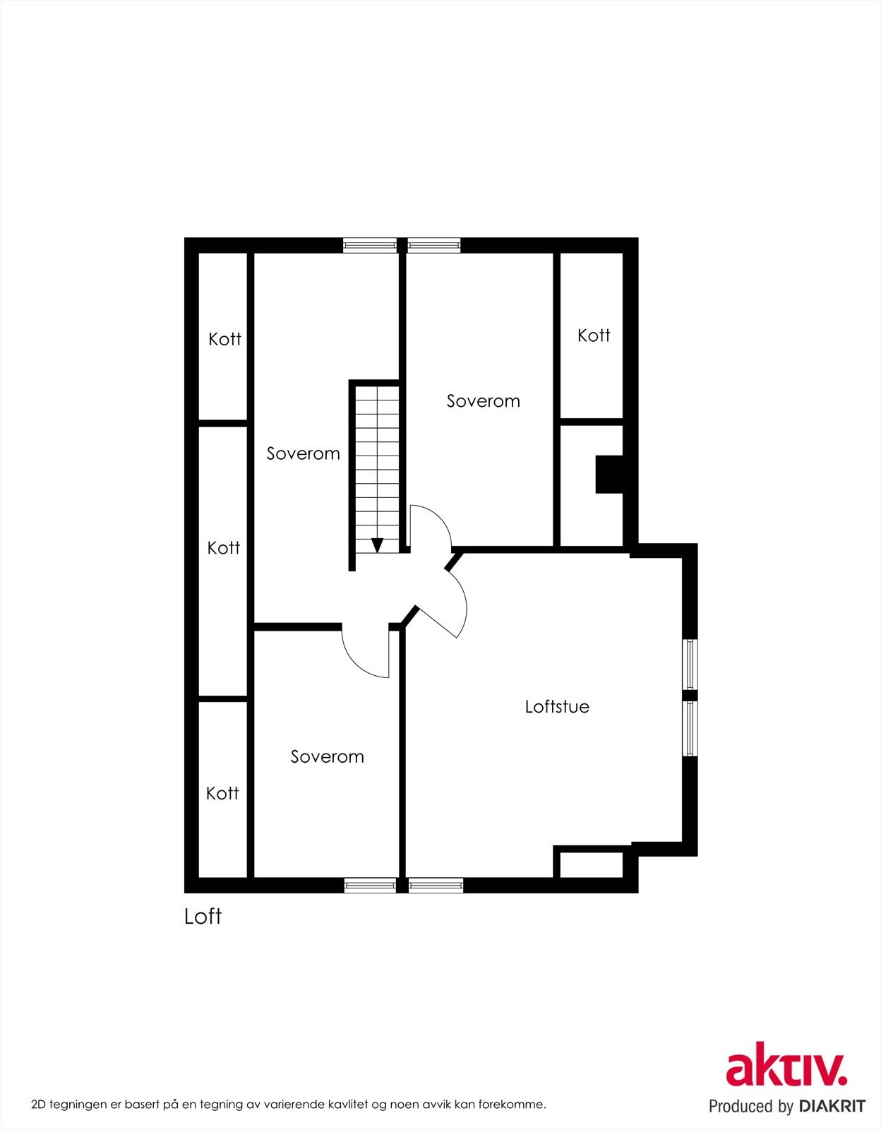 Plantegning Loft Galleribilde
