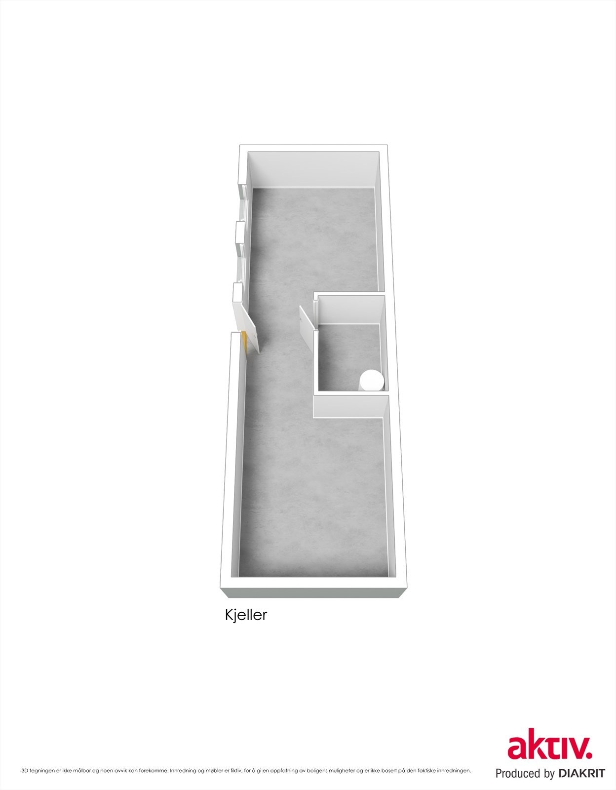 Plantegning kjeller Galleribilde