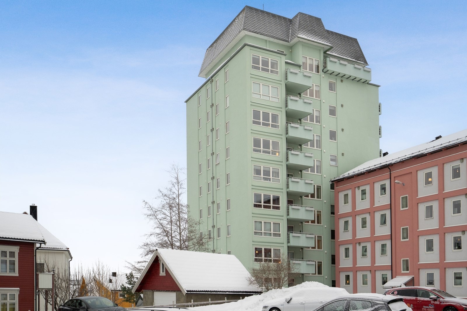 Pungthuset - fasade Galleribilde