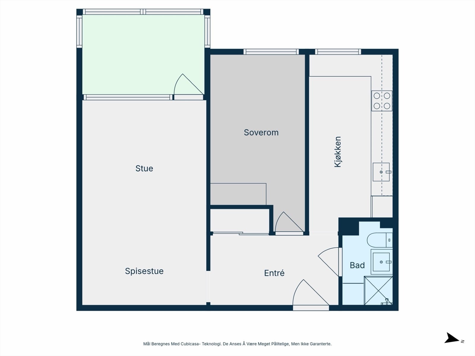 Plantegning - 1. etasje Galleribilde