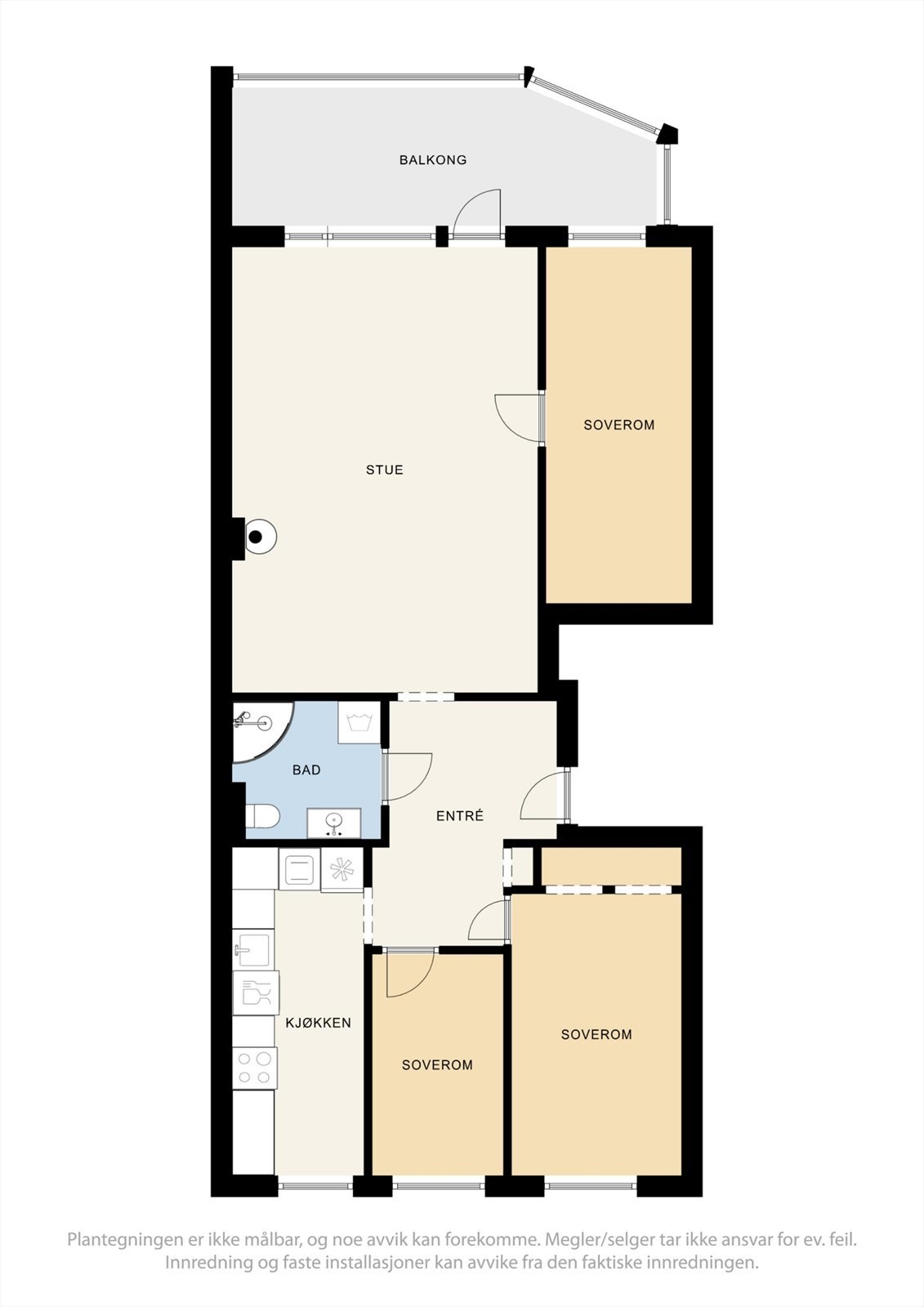 Plantegning - Velkommen til Sletteløkka 40B! Galleribilde