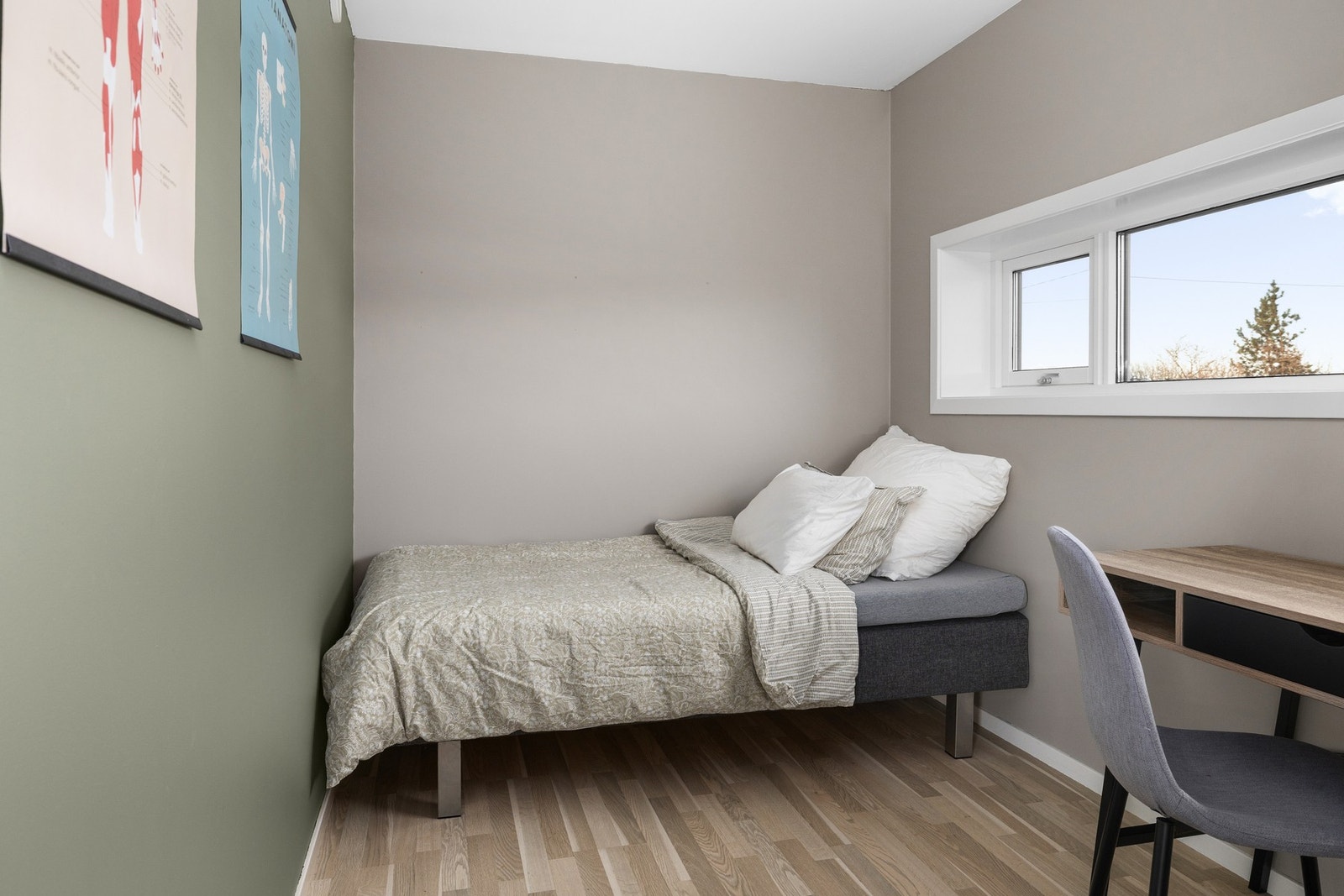 Praktisk å bruke som gjesterom, barnerom eller kontor Galleribilde