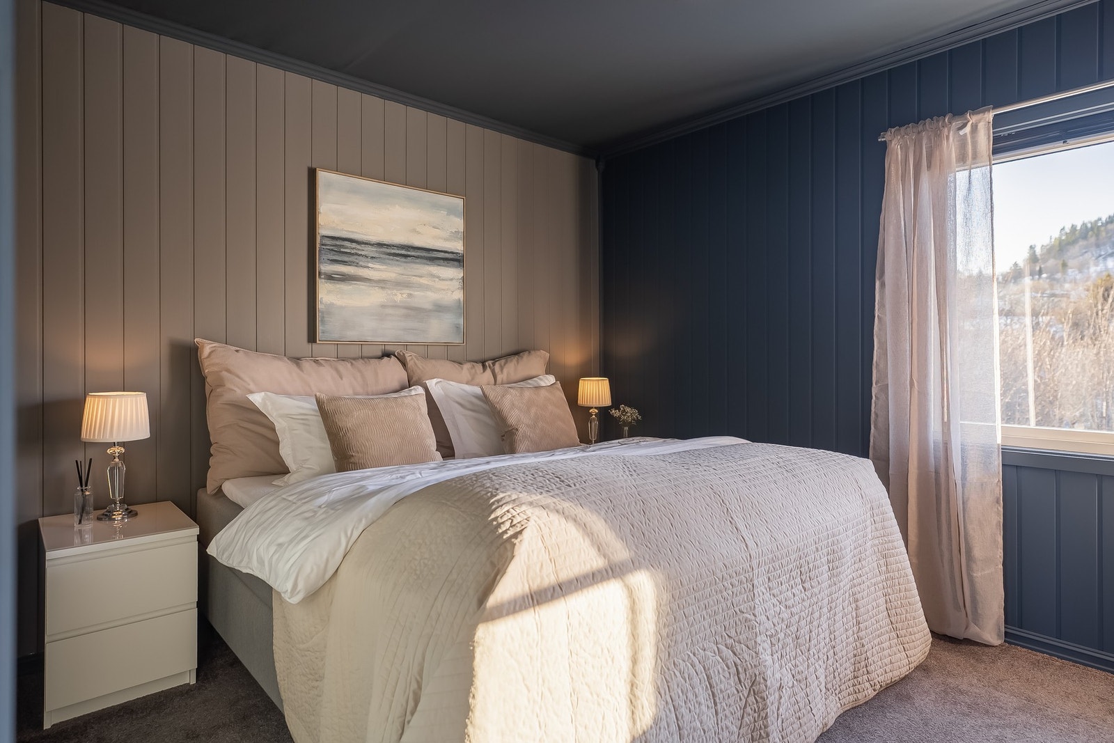 Boligen har totalt tre soverom. Det største er 12 kvm. Galleribilde