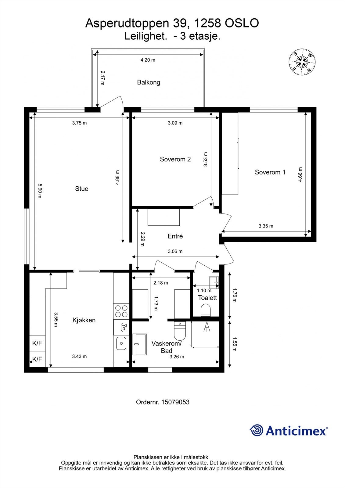 Plantegning Galleribilde