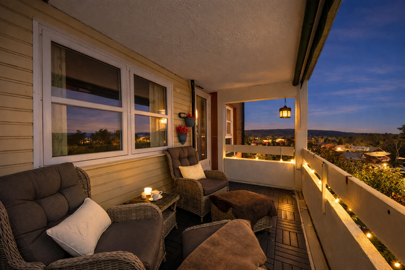 Kveldsbilde (Bildet er Ai generert) Galleribilde