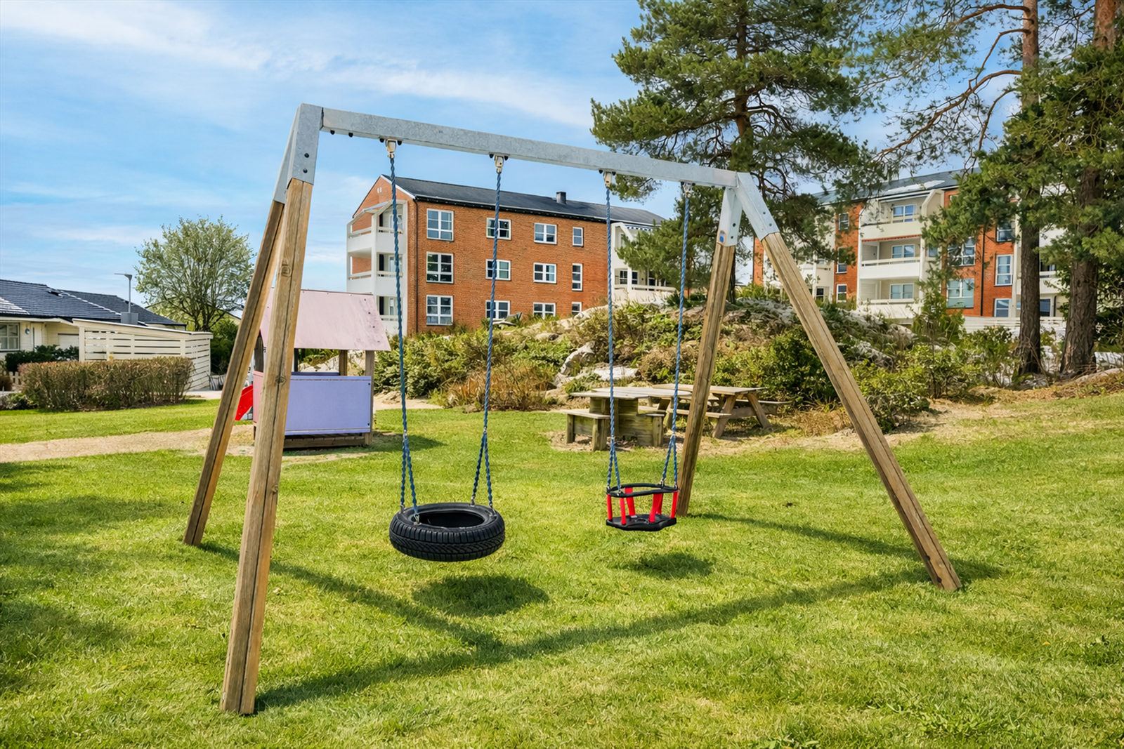 Sommerbilde (Bildet er Ai generert) Galleribilde