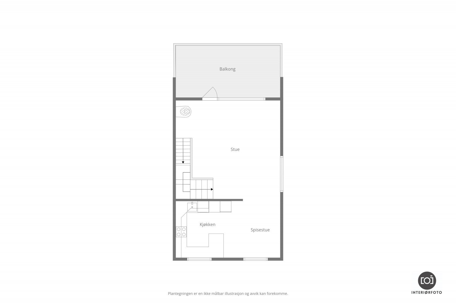 Planskisse Galleribilde