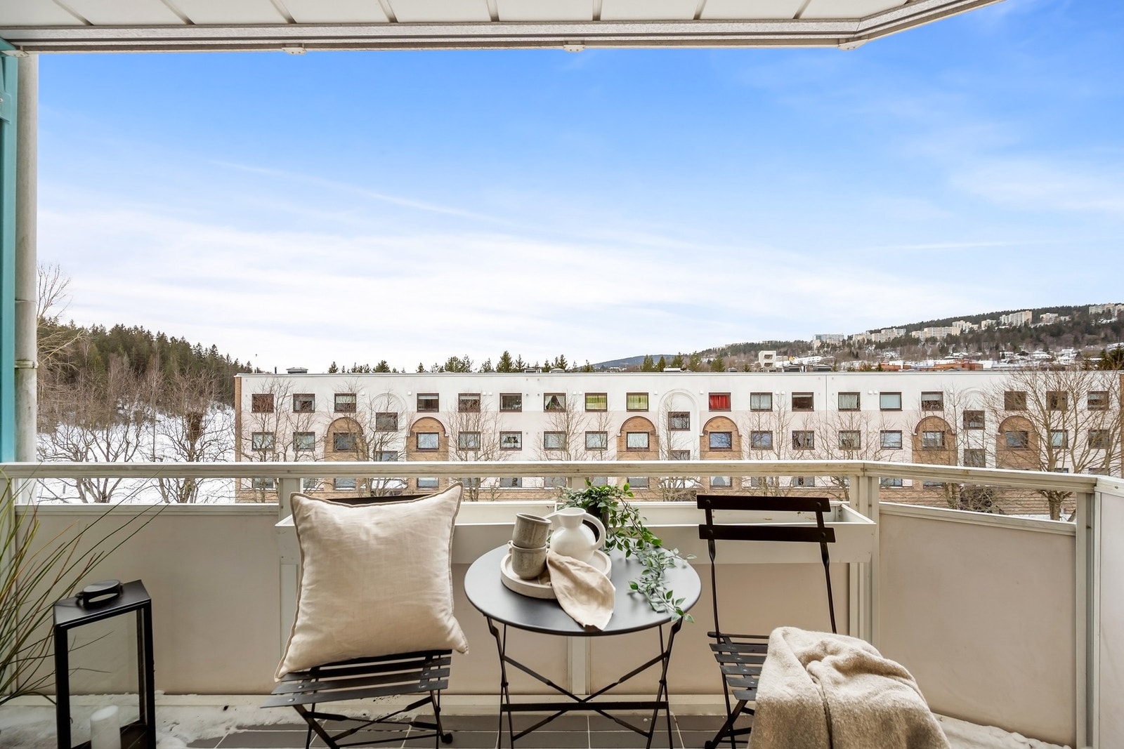 Balkong med fint utsyn Galleribilde