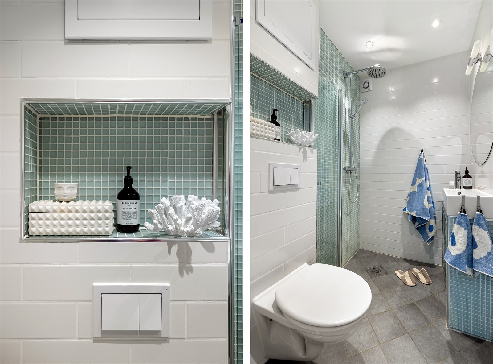 Leiligheten har moderne rør-i-rør-system med plastrør for vannforsyning, noe som gir en trygg og fremtidsrettet løsning. Badet er fra 2014/15. Galleribilde