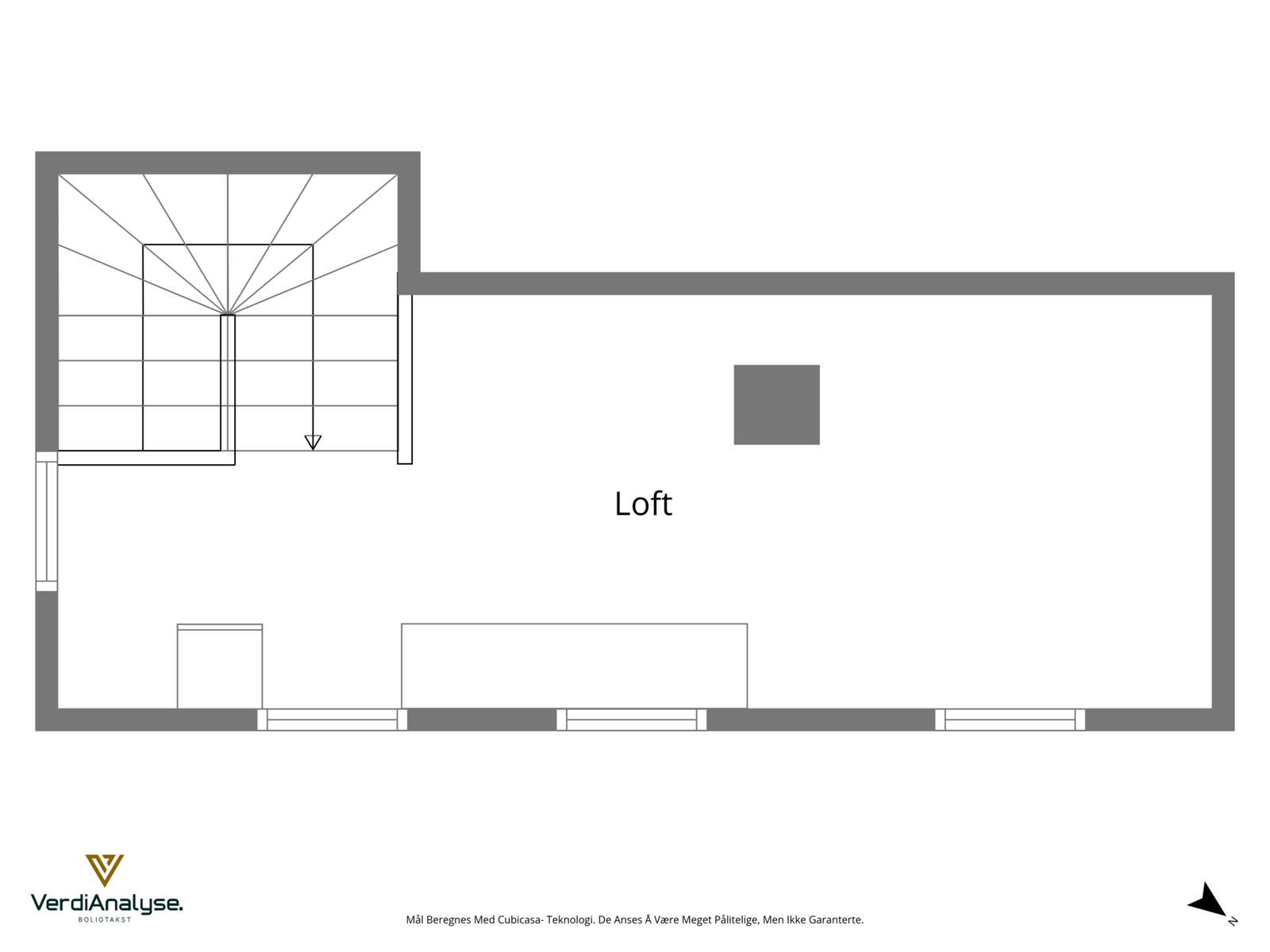 Planskisse loft Galleribilde