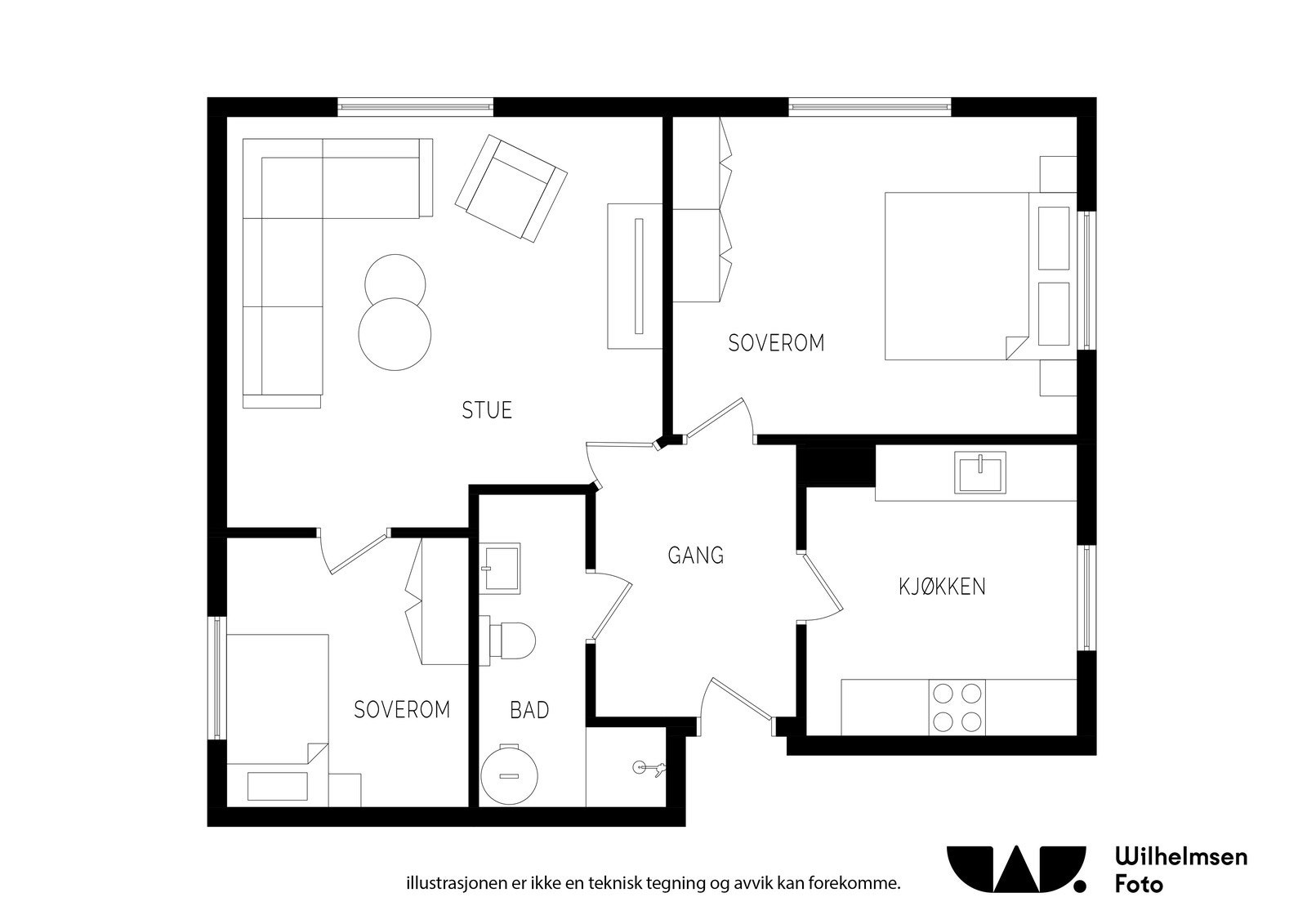 Dagens planløsning Galleribilde