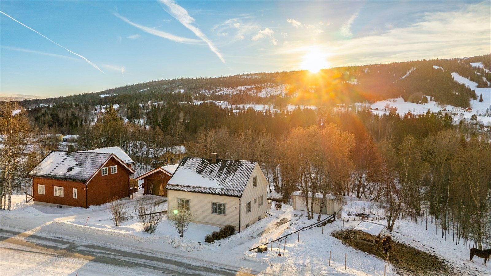 Taktekkingen på boligen ble lagt ny i 2015. Galleribilde