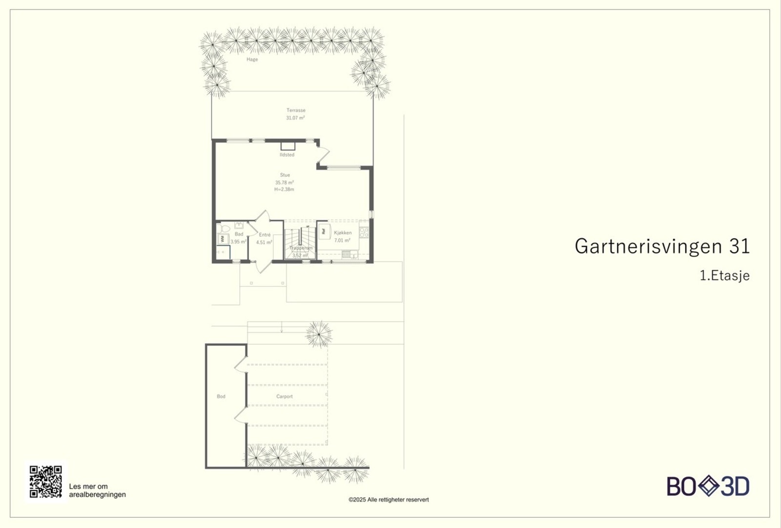 Plantegning - 1. etasje Galleribilde