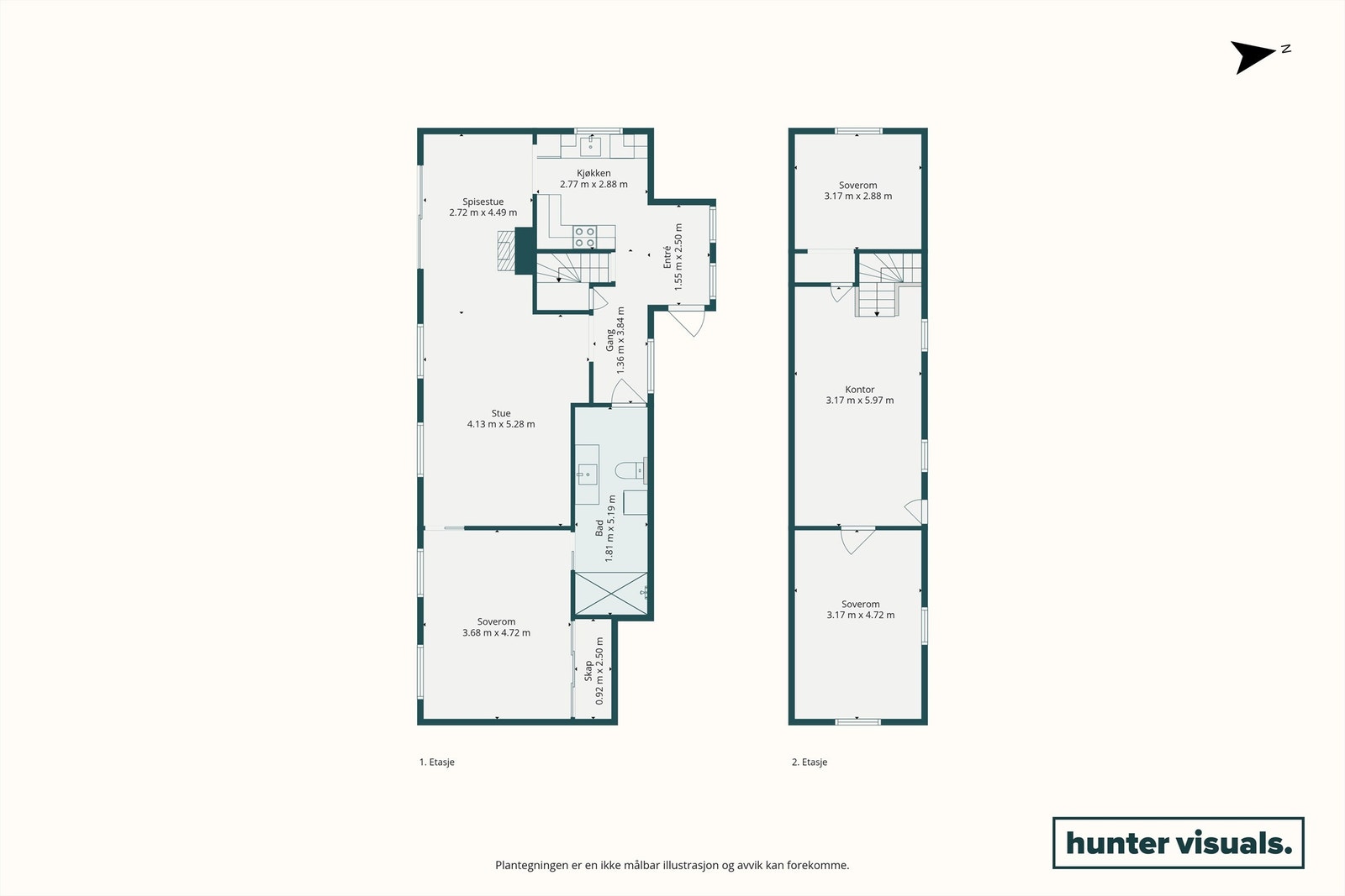 Plantegning Galleribilde
