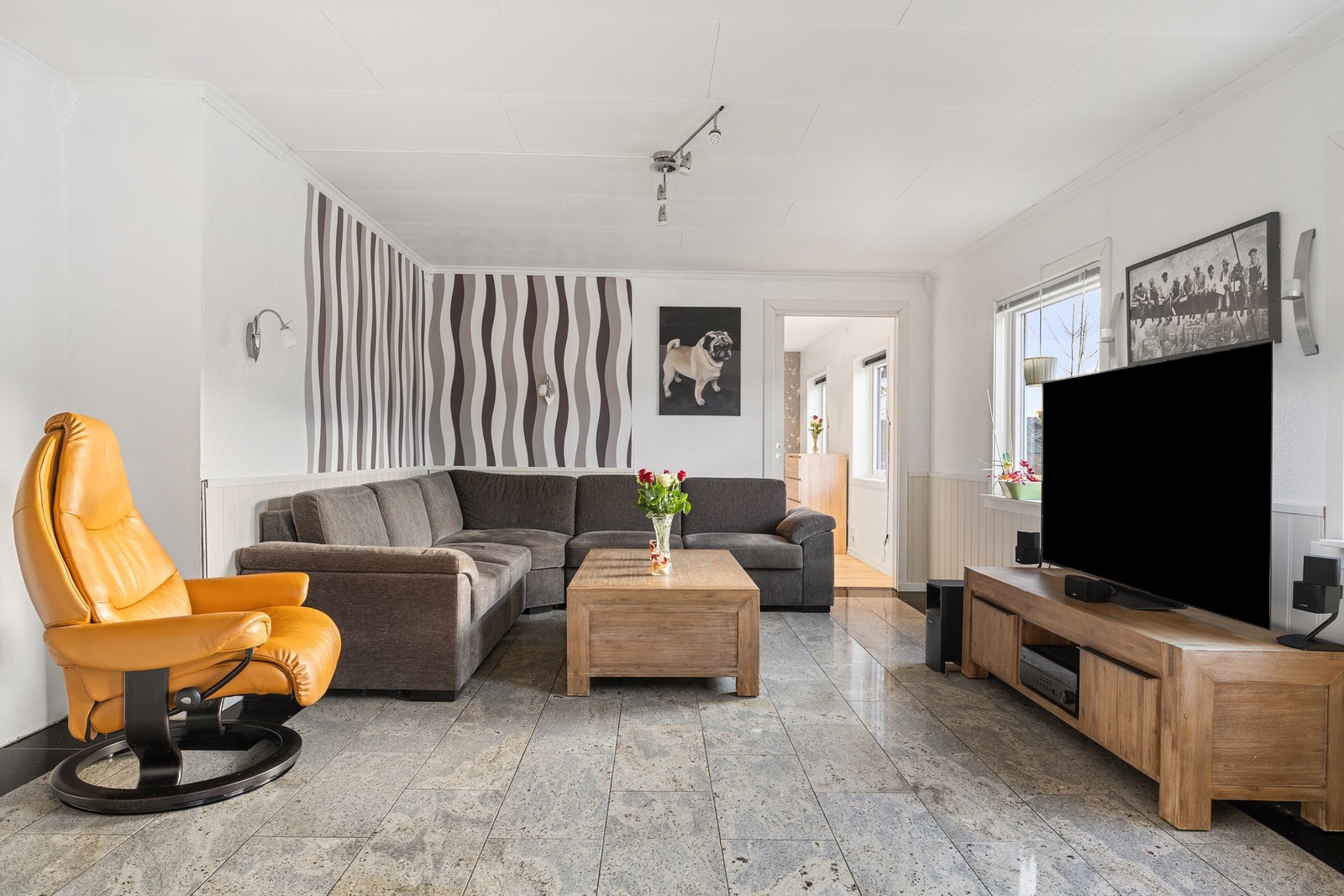 Romslig stue Galleribilde