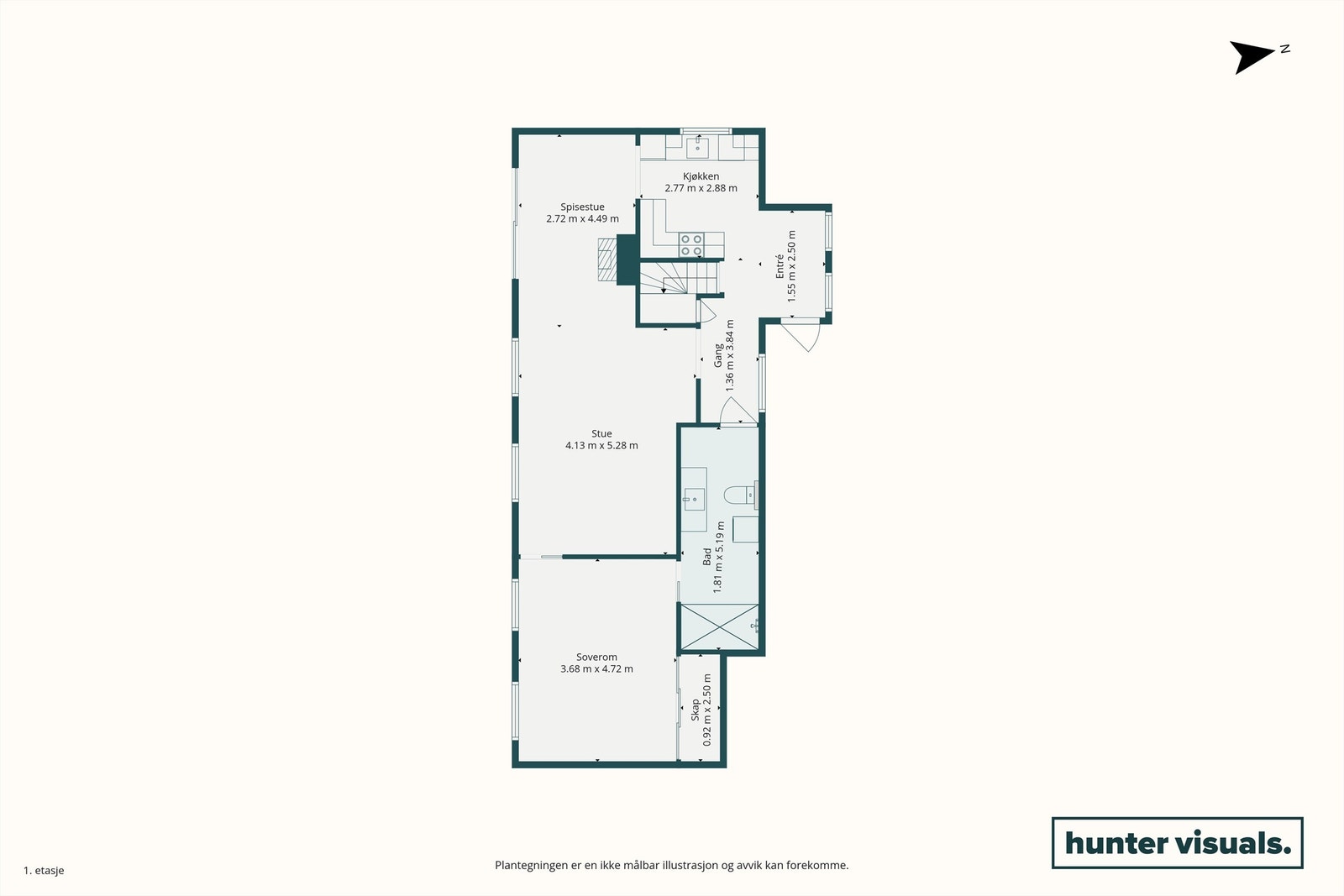 Plantegning Galleribilde