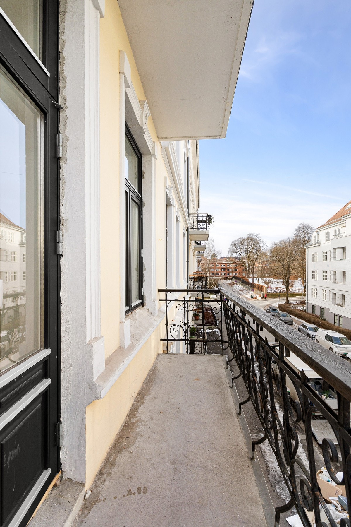 Pent utsyn mot den Amerikanske ambassadørens bolig. Galleribilde