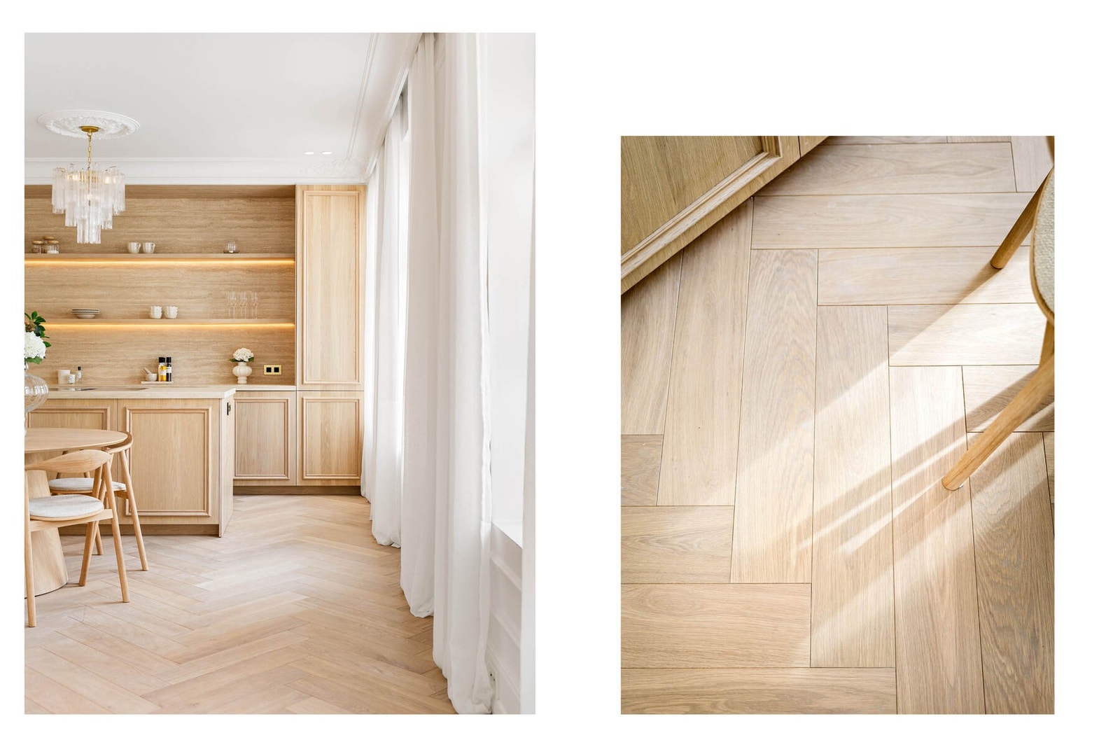 Gjennomført og innbydende med lyse overflater. Galleribilde