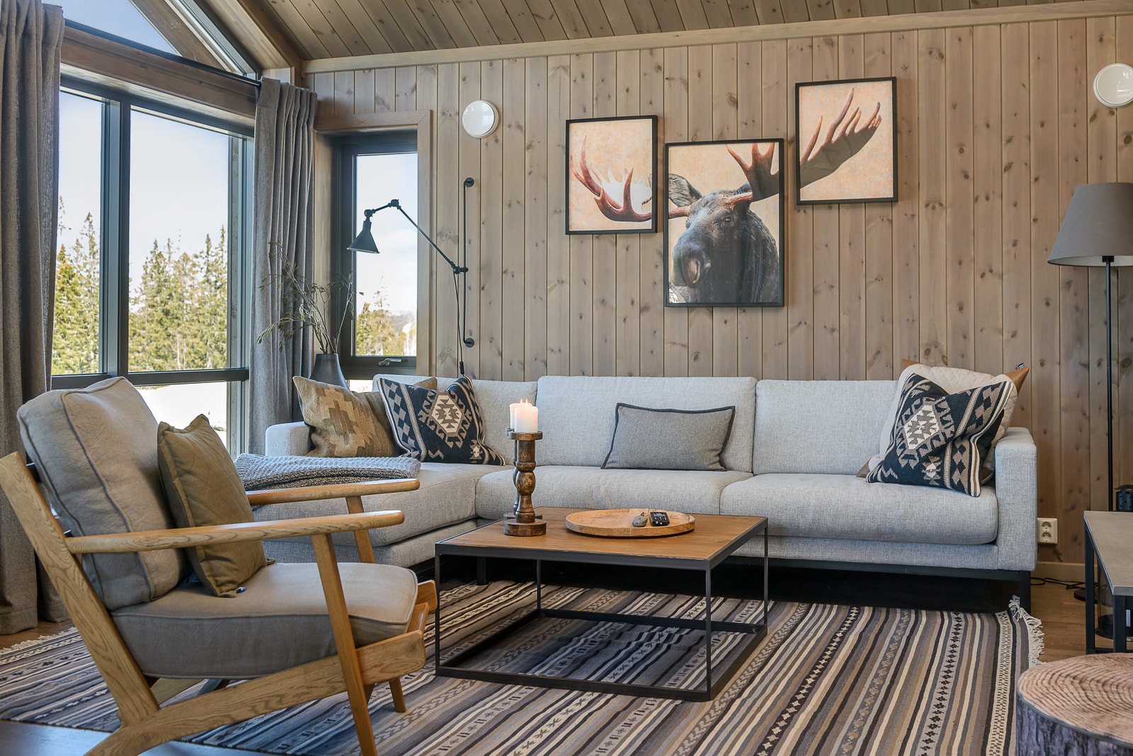 Interiørbilder fra en lik hytte. Farger og produkter kan avvike fra leveransen. Galleribilde