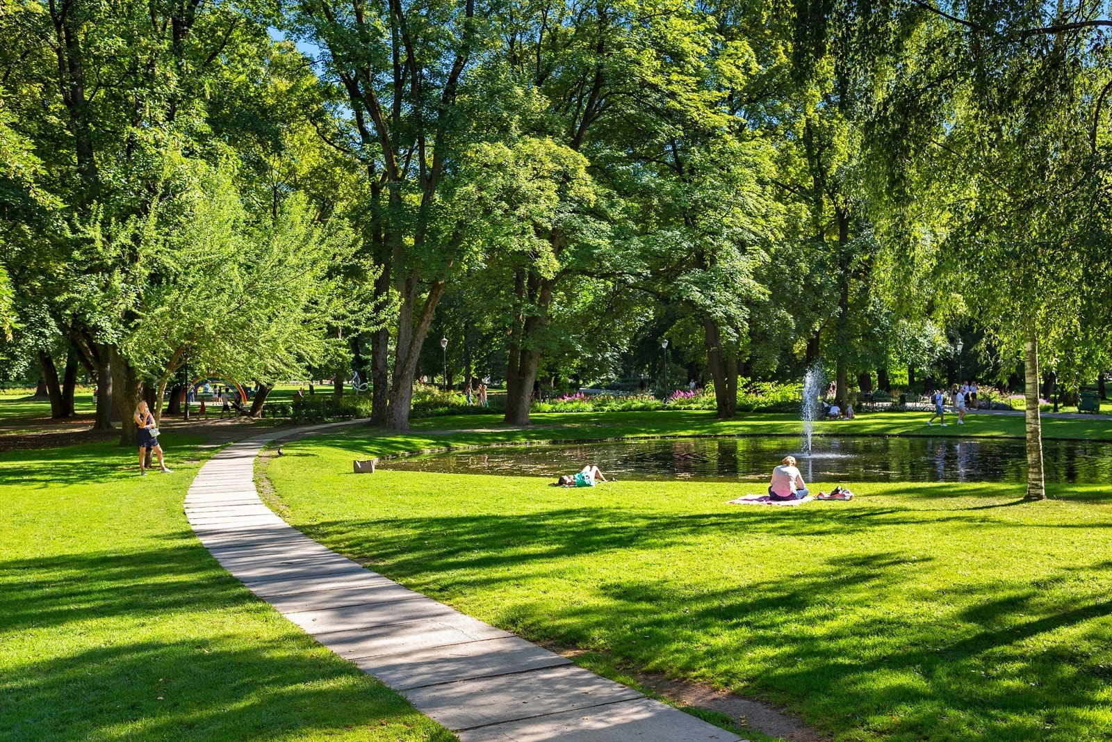 Hva med en søndagstur til Slottsparken? Galleribilde