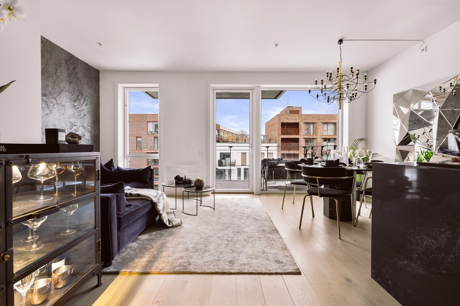 Lysstyring er tilkoblet futurehome smarthussystem. Galleribilde