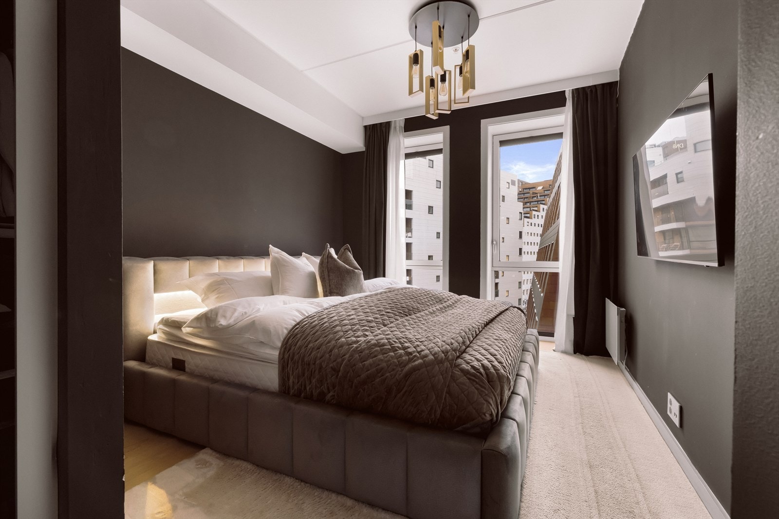 Leiligheten har to soverom - Begge av god størrelse. Galleribilde