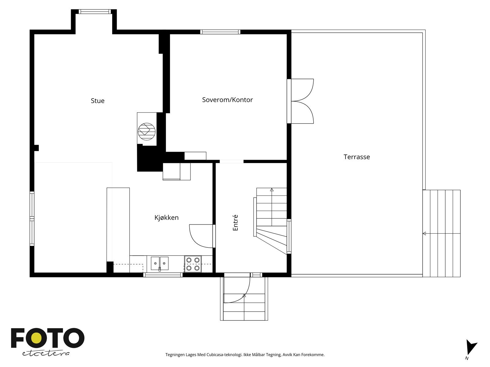 Plantegning 1. Etasje Galleribilde