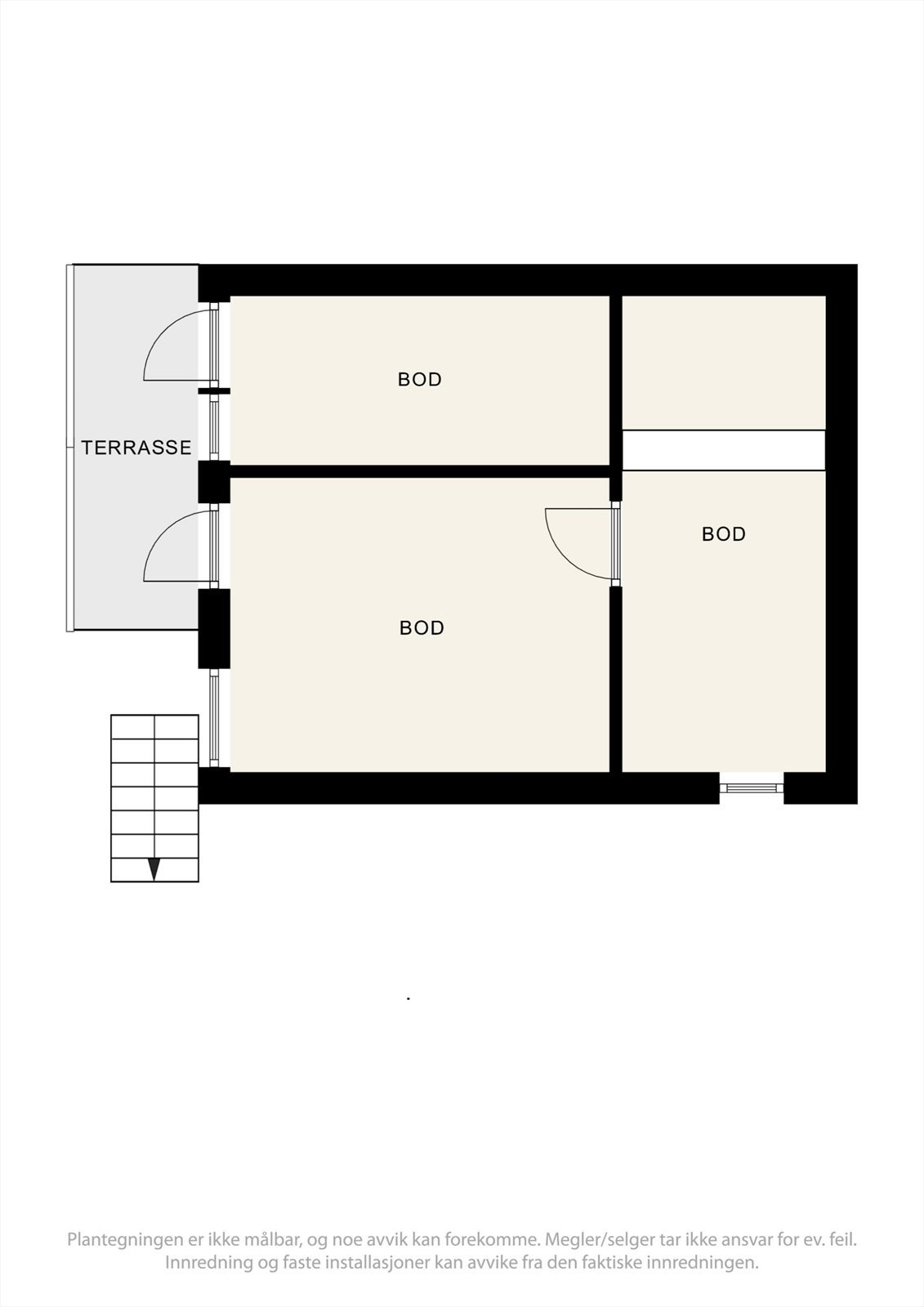 Plantegning kjeller Galleribilde