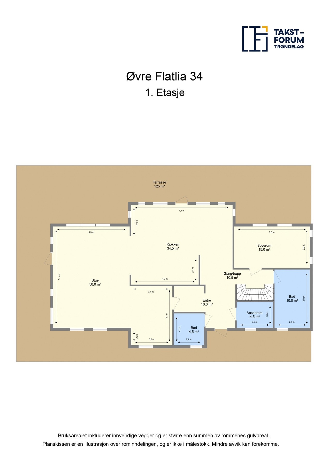 Planskisse - 1. etasje Galleribilde