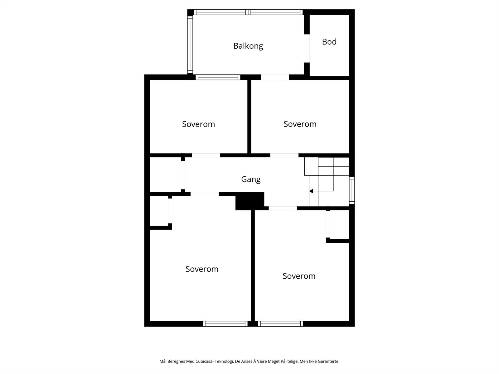Plantegning 2.etasje Galleribilde