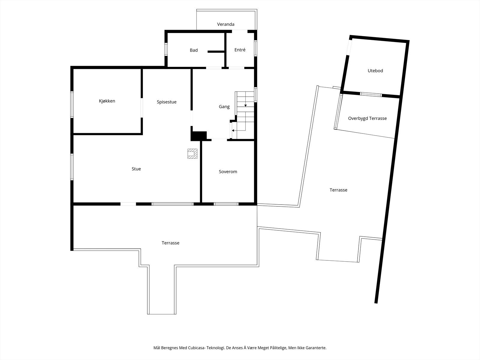 Plantegning 1.etasje Galleribilde