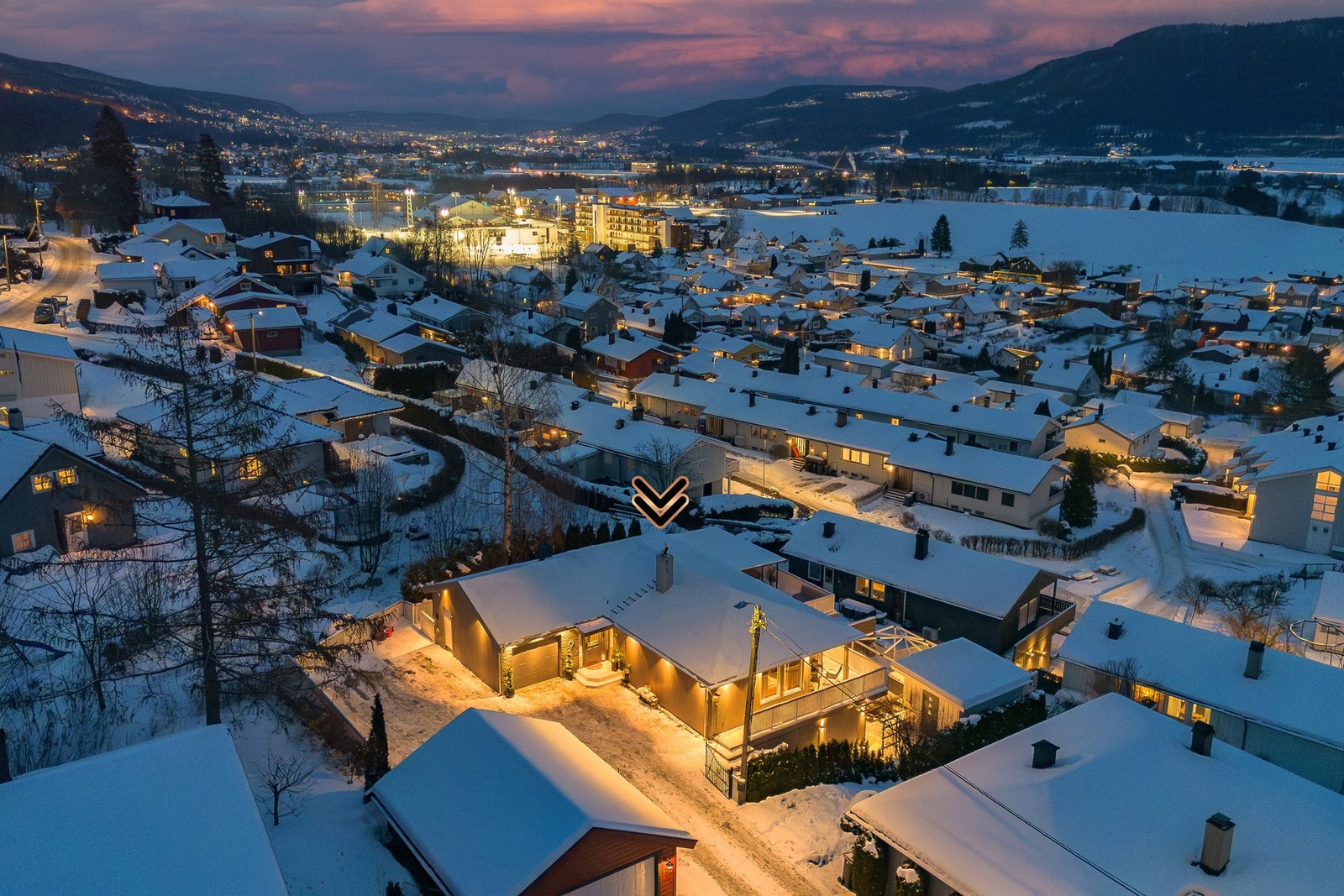 Dronefoto. Galleribilde