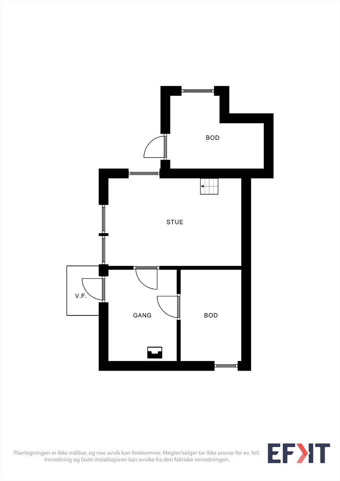 Plantegning anneks Galleribilde