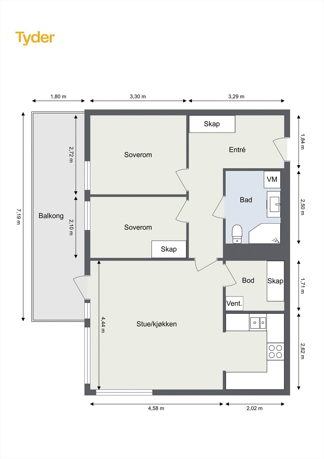 Plantegning Pilestredet Park 22. Galleribilde