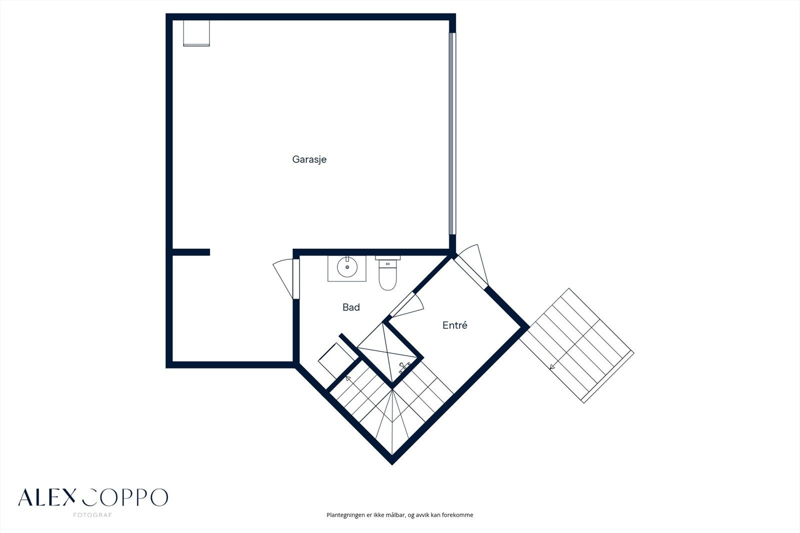 Plantegning underetasje Galleribilde