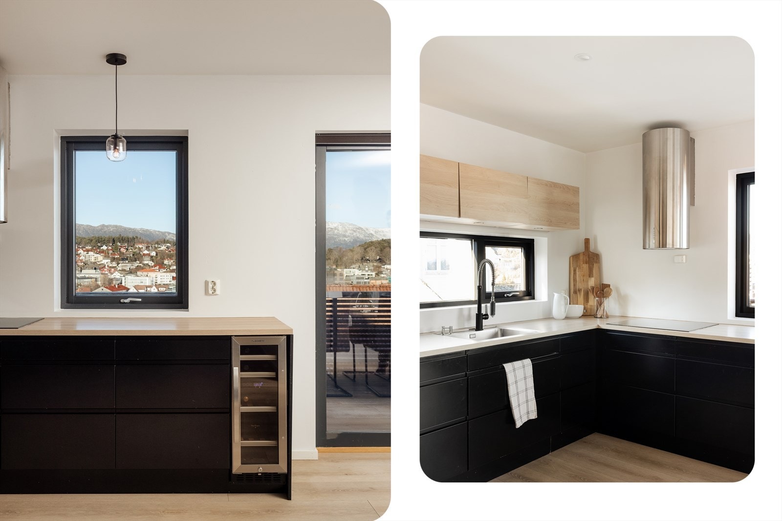 Det er også fantastisk utsikt fra kjøkkenet Galleribilde