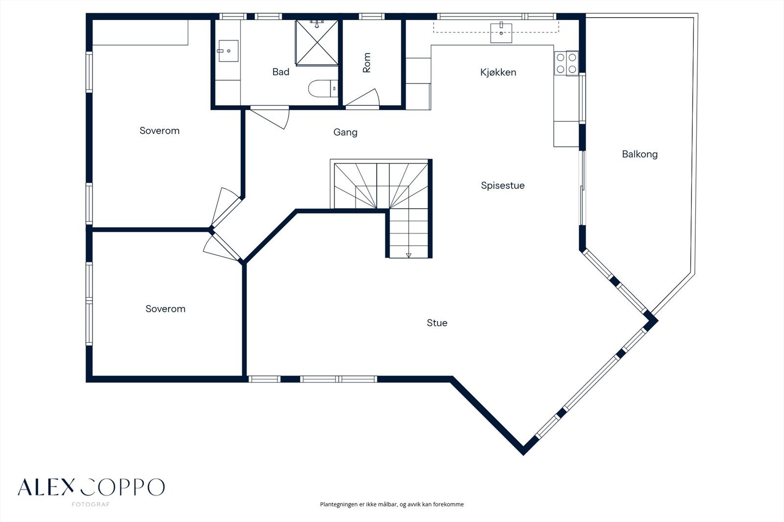 Plantegning 2.etasje Galleribilde