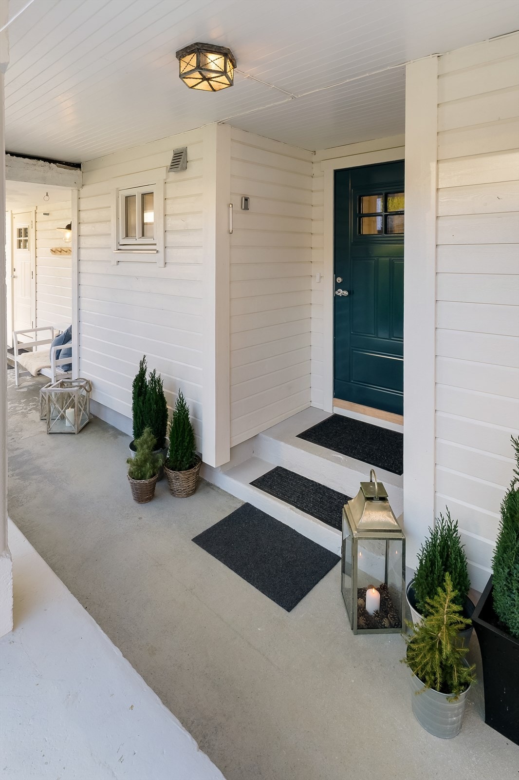 Overbygd inngangsparti Galleribilde