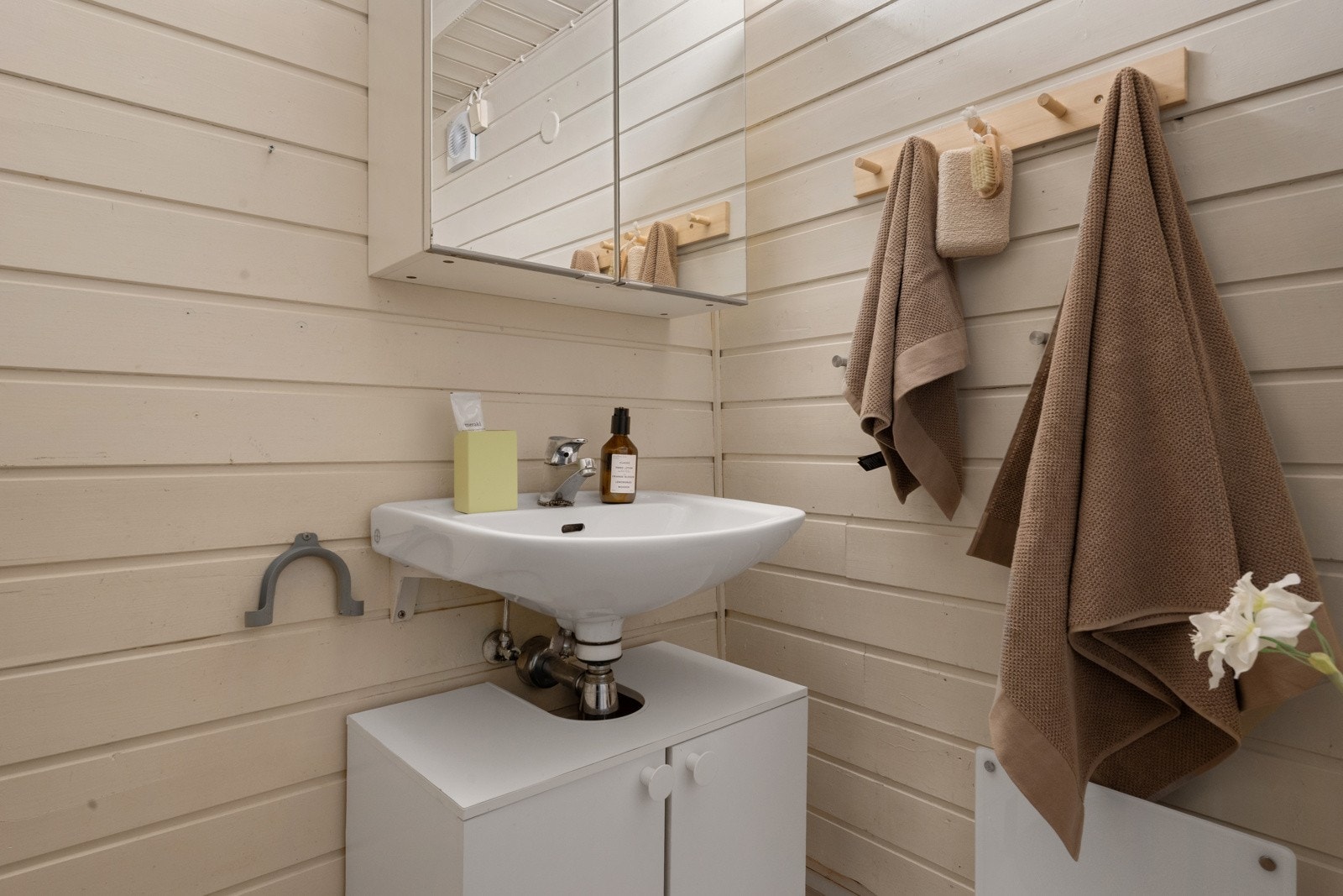 Her kan man med riktige grep skape et delikat og funksjonelt bad Galleribilde