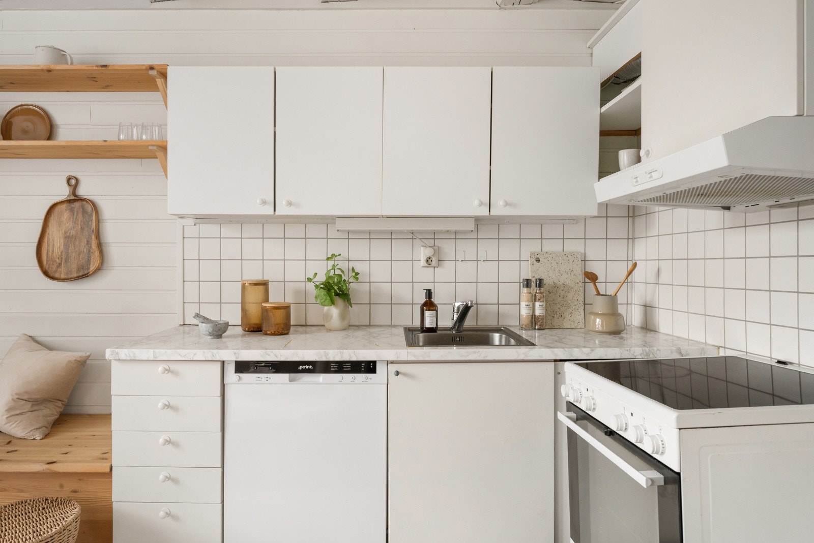 Det er gode muligheter for å utvide kjøkkenet Galleribilde