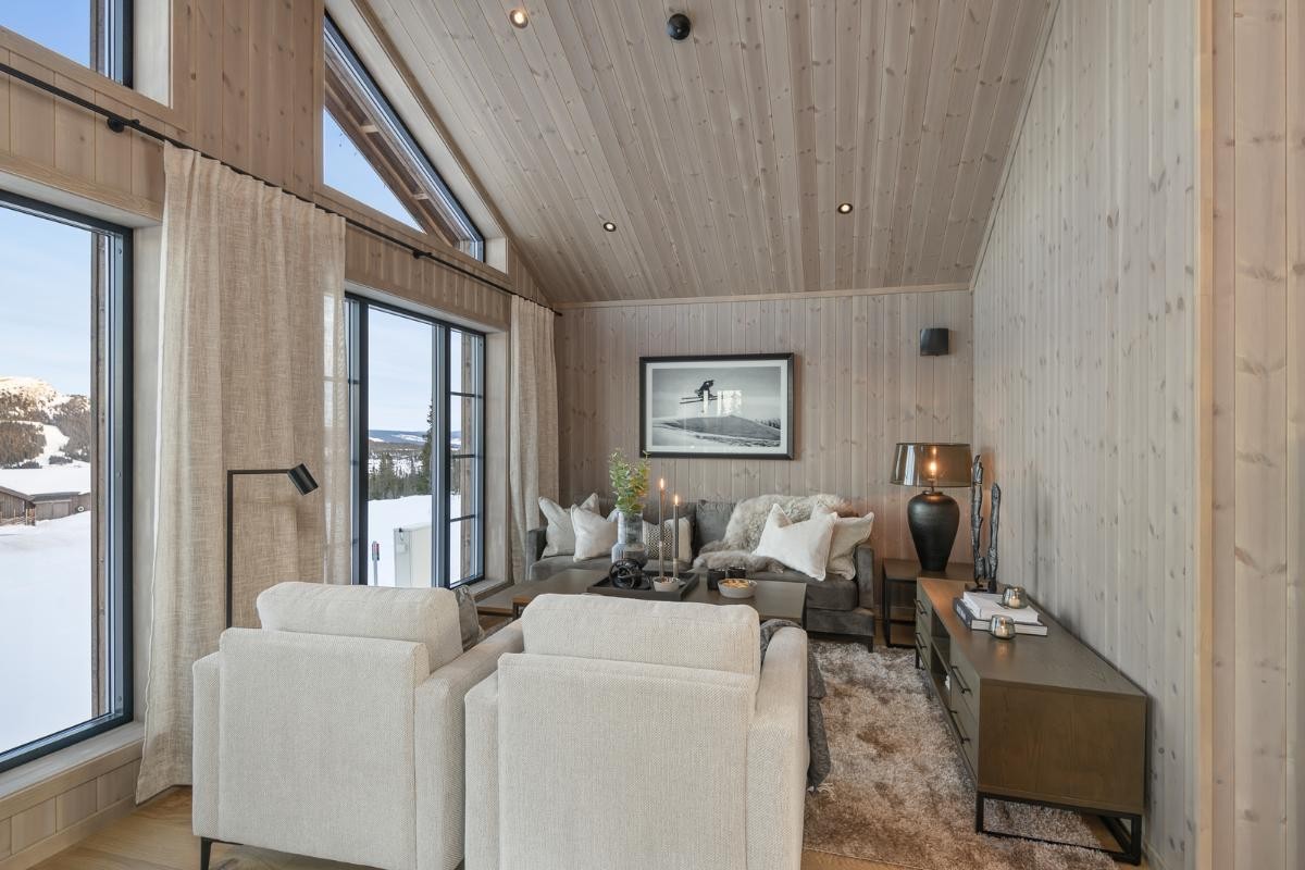 interiørbilder fra tilsvarende hyttemodell Galleribilde