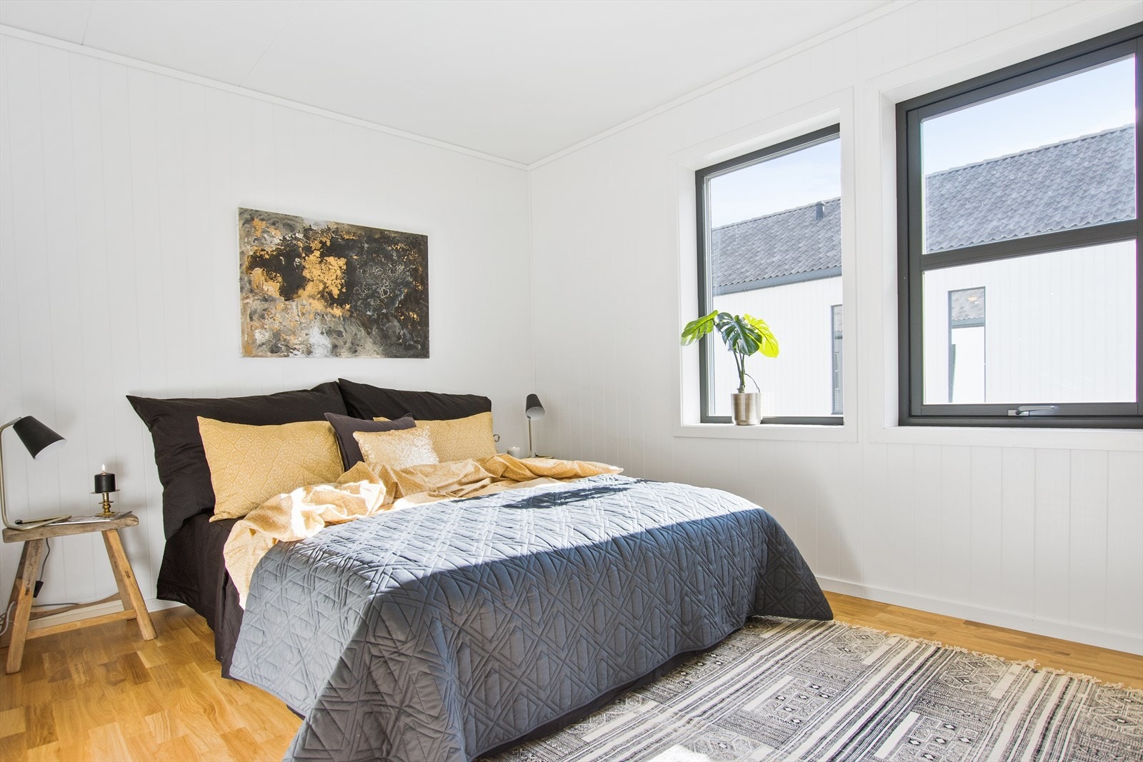 Slik kan du få det på ditt nye soverom. (Bildet er fra en tilsvarende leilighet levert av Gauldal Utbygging.) Galleribilde